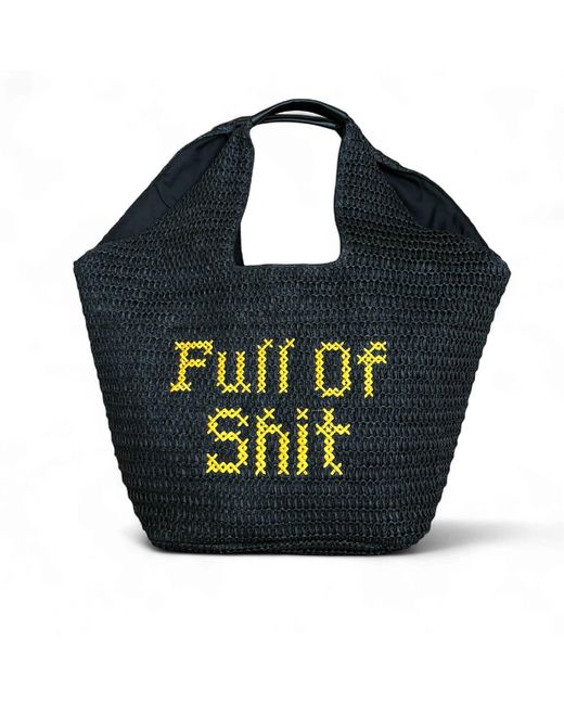 Lilly Loves Black Full Of Shit Beach Bag