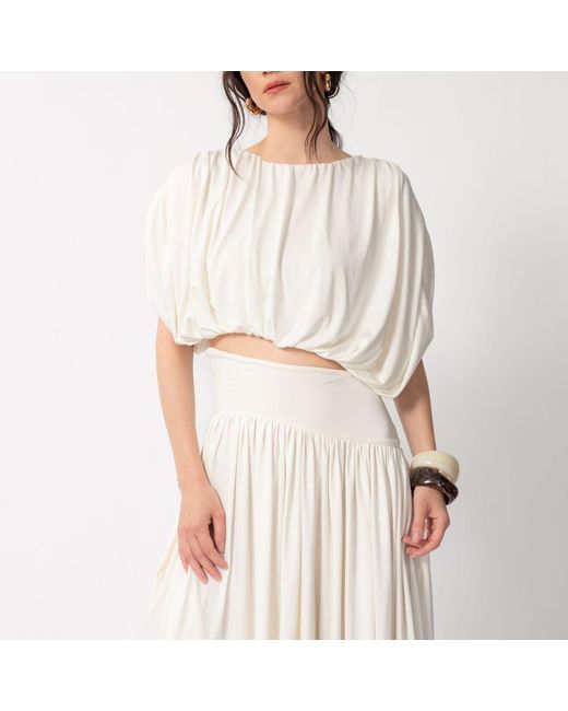 Concepto White Vela Fluid Summer Top