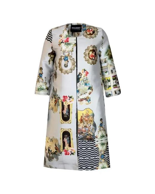 Maxjenny Blue Tailored Coat