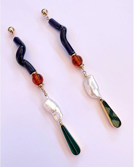 Aracheli Studio Black A Twist Earrings