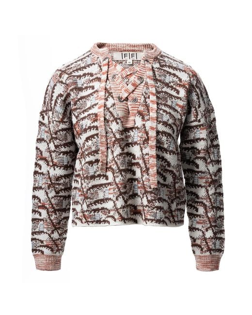 Fully Fashioning Women's Brown Fully Fashioning