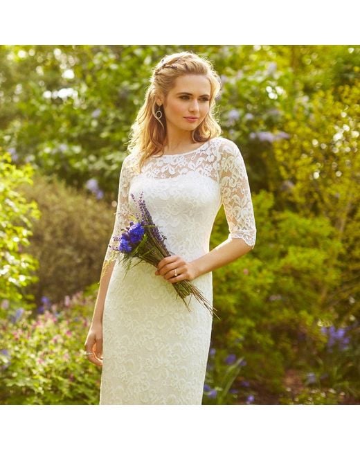 Alie Street London Gray Lila Lace Wedding Gown
