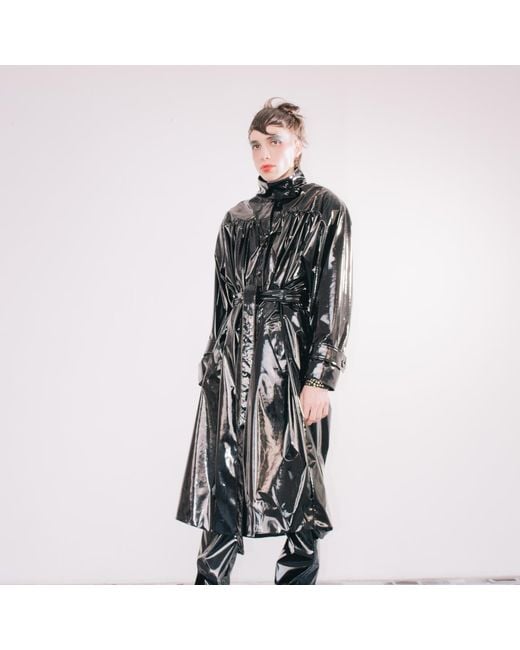 Paloma Lira Black Matrix Trench for men