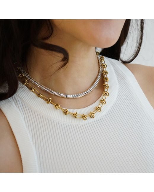 Smilla Brav Metallic Trudy Chain Necklace