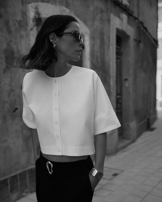 Fob Paris White Rebecca Shirt