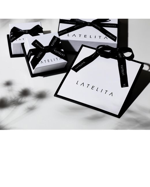 Latelita London Metallic Petal Tennis Necklace