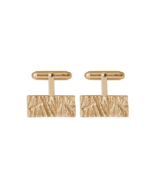 Edge Only Metallic Rugged Cufflinks Sterling for men