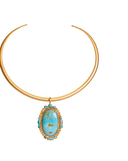 Christina Greene Metallic Southwestern Pendant