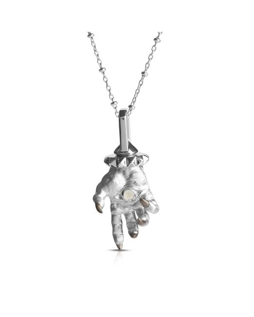 Kasun Metallic Hand Of The Protector Pendant
