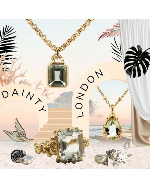 Dainty London Metallic Mini Barnacle Hoops