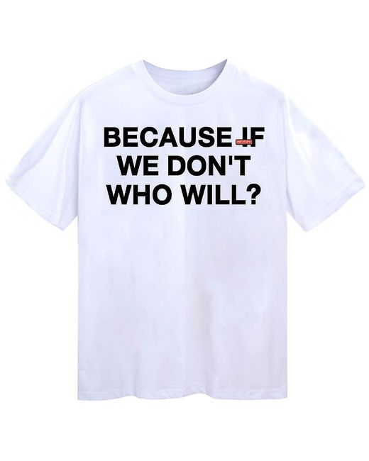 VERYRARE White Who Will Tee for men