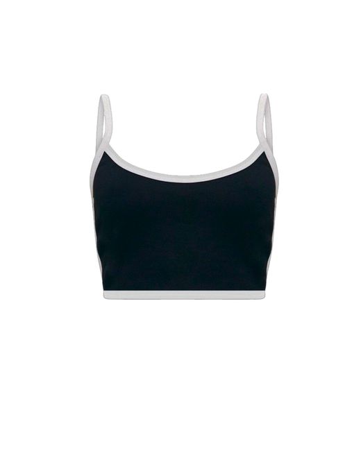 Unum Diem Blue Neutrals Mono Crop Camisole Top