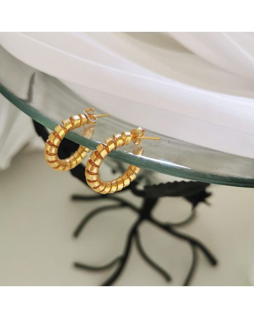 Nowart Jewelry Metallic Twist Hoops
