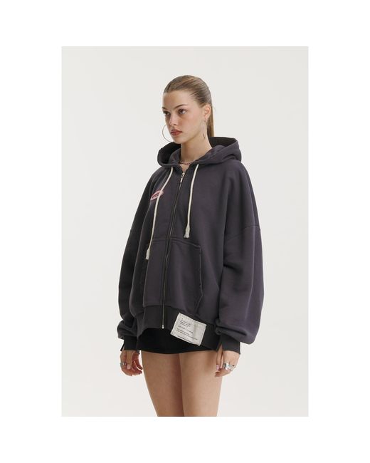 mysimplicated Gray Dept. Graphite Hoodie for men