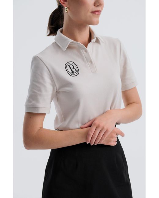 Baltér White Wimbledon Whisper Polo