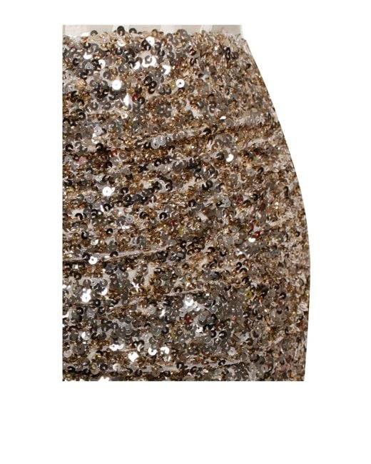 Miss Circle New York Metallic Layla Sequin Corset Dress
