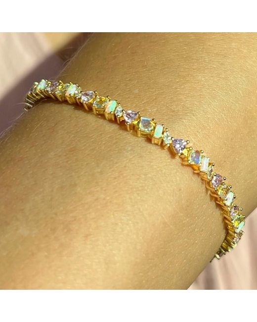 Native Gem Metallic Vienna Mini Opal Bracelet
