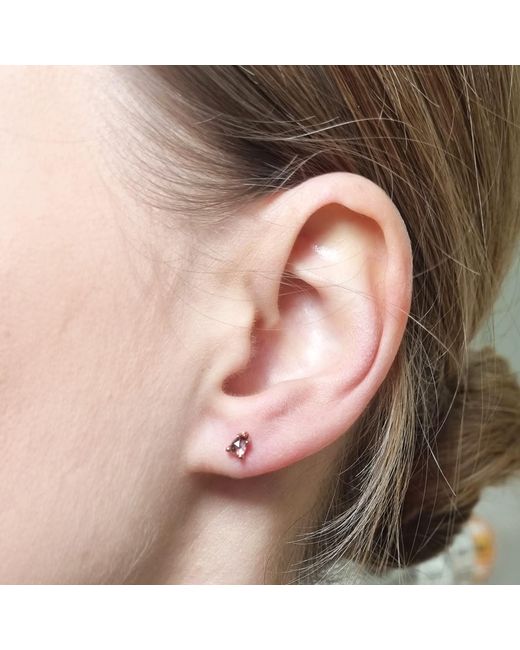 Lee Renee Pink Tourmaline Earrings