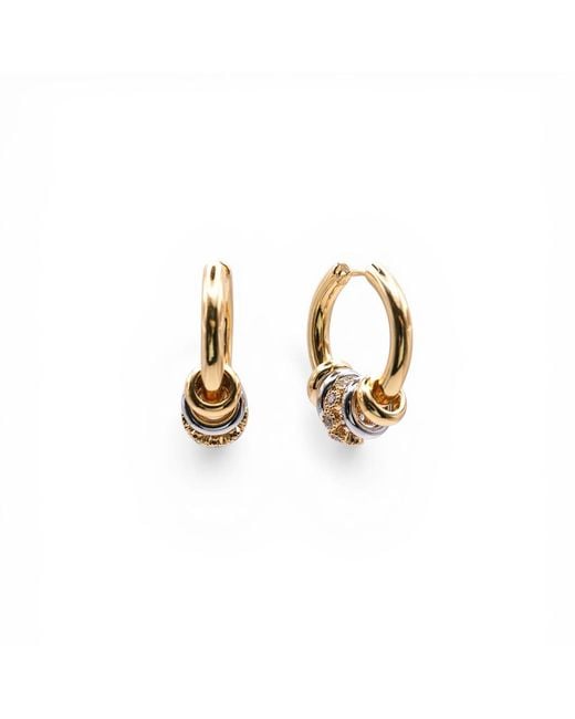 Miss Cecilia Metallic Layered Grace Hoops