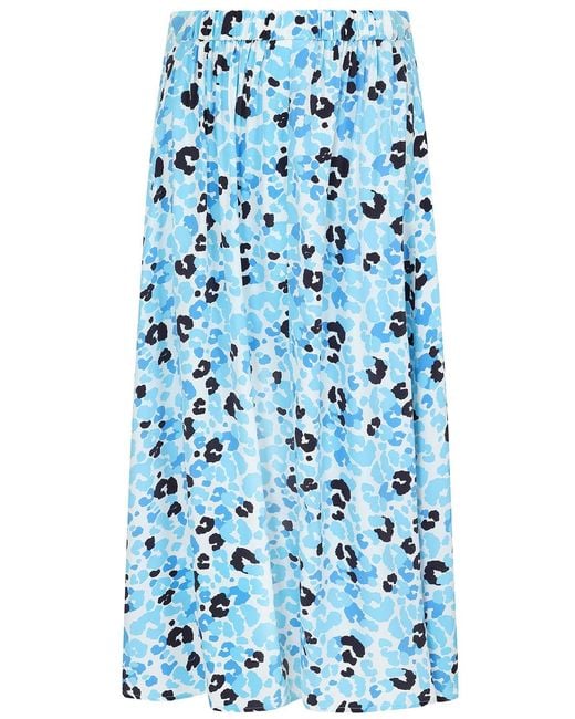 Mercy Delta Blue Moulton Skirt Pina Colada Aqua
