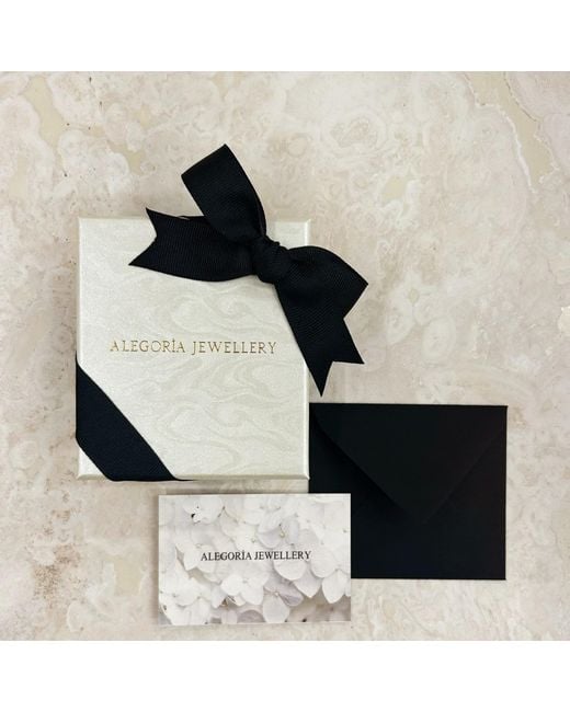 Agora Jewellery Metallic Forget Me Not Hand Chain Bracelet