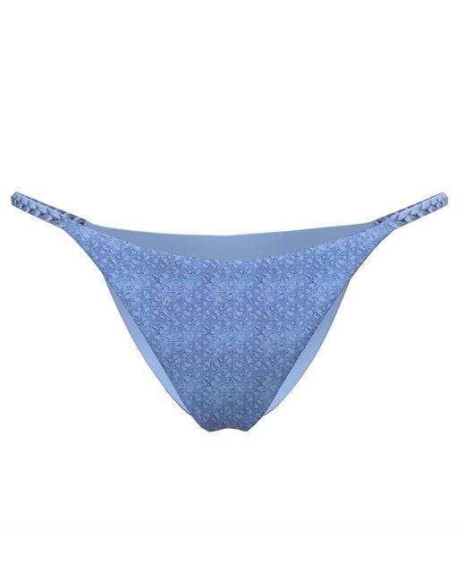 Blackbough Swim Blue Parker Ruched Cheeky Bottoms Oceania Crochet