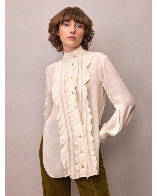 Amanda Thompson Couture White Frankie Shirt Off