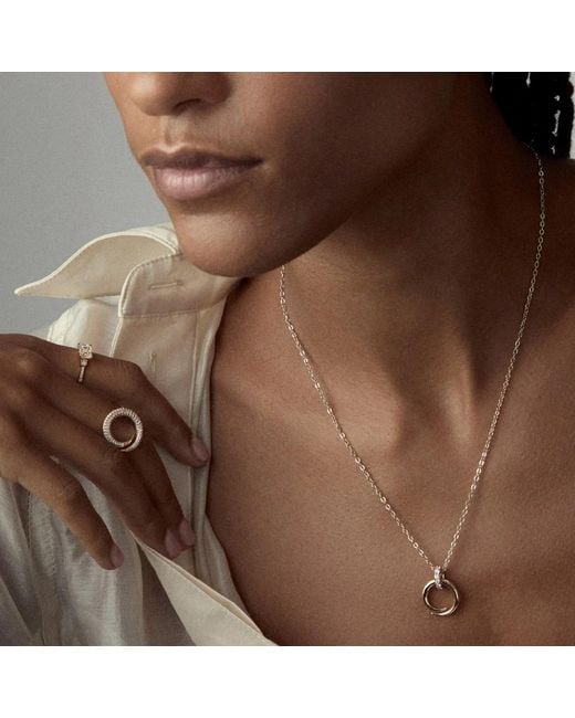 Dinny Hall Metallic Toro Horn Loop Pendant
