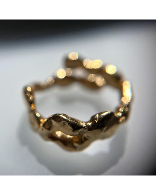 Bio-Trimmings Metallic Kinsey Adjustable Ring –