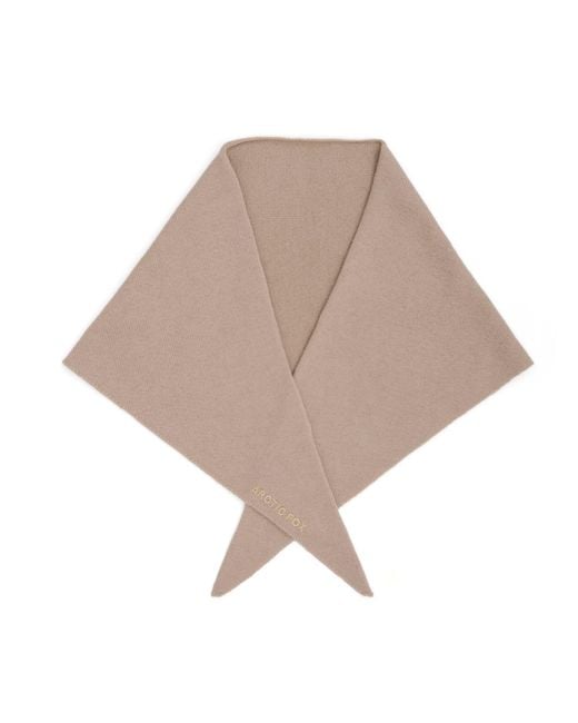 Arctic Fox & Co. Brown Neutrals Merino Wool Triangle Scarf
