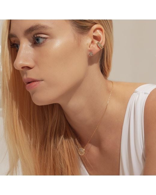 BLOOMTINE | Earth Angel HQ Metallic Loves Frequency Sterling & Mother Of Pearl Heart Necklace