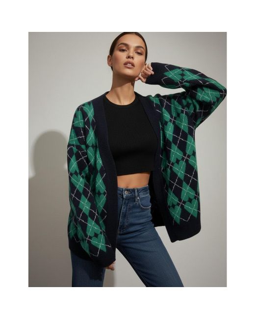 Saachi Green Grandpa Heart Cardigan