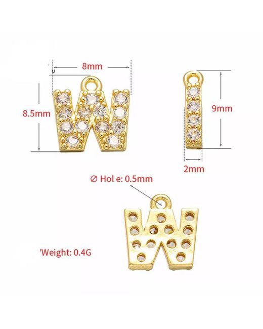 Mickey's Girl Metallic Initial Pearl Mix Necklace
