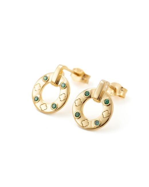 Belinda Jewelz Metallic Clover Luxe Studs