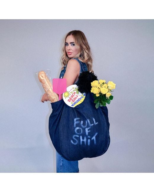 Love and Nostalgia Blue Full Of Shit Bag