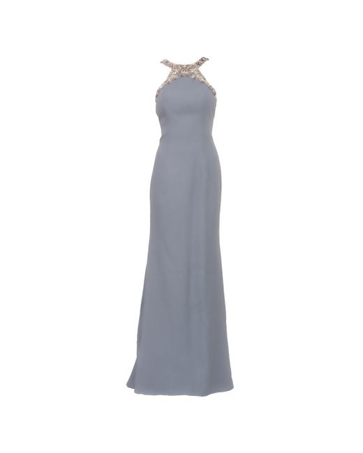 SOHUMAN Gray Laue Maxi Dress