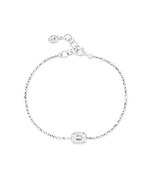 Dower & Hall Metallic Topaz Octagon Chain Bracelet