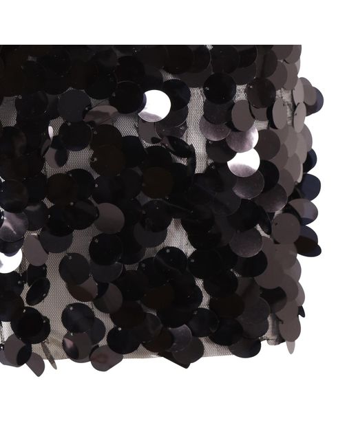 Belle -et-BonBon Black Naomi Sequin Shimmer Micro Skirt
