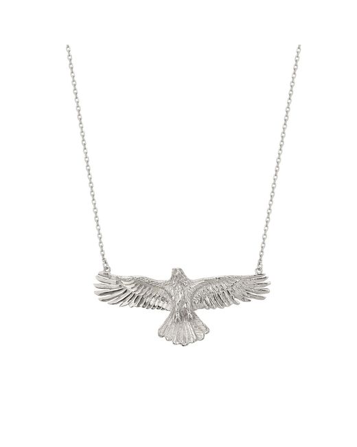 Zoe & Morgan Metallic Eagle Necklace