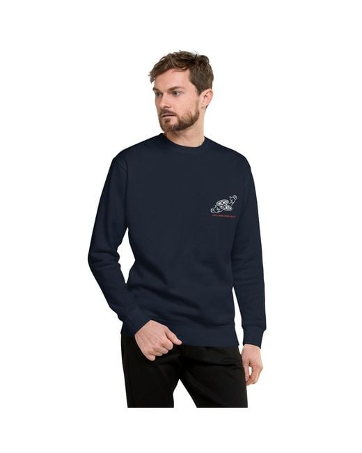 Anchor and Crew Blue Ramen House Dial-A-Local Organic Cotton Sweatshirt for men