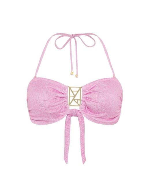 Leyla Maya Ltd Pink Kate Bandeau Bikini Set