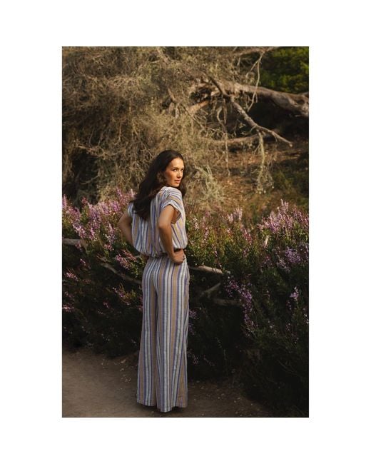 Traffic People Multicolor Dorris Rocks Striped Rene Wide Leg Trousers