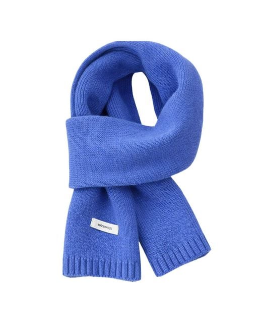 My Little Nature Blue Bright Natural Australian Wool Scarf
