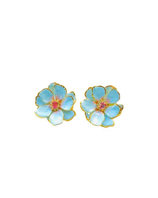 The Pink Reef Blue Jewel Box Florals