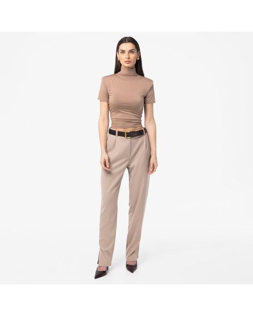 Mandragora Pink Turtleneck Ablo Cappuccino