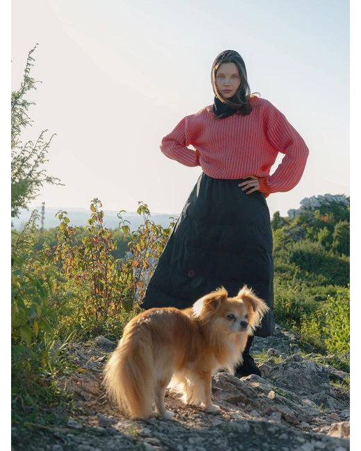 The New Orchard Blue Winter Vegan Skirt