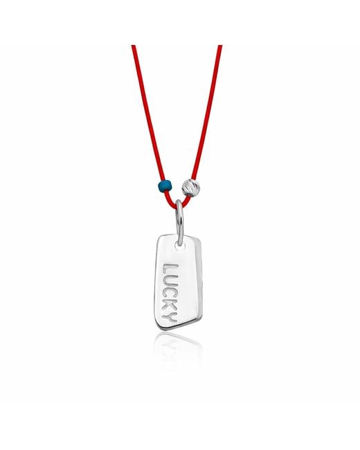 The Pheia Metallic String Lucky Necklace