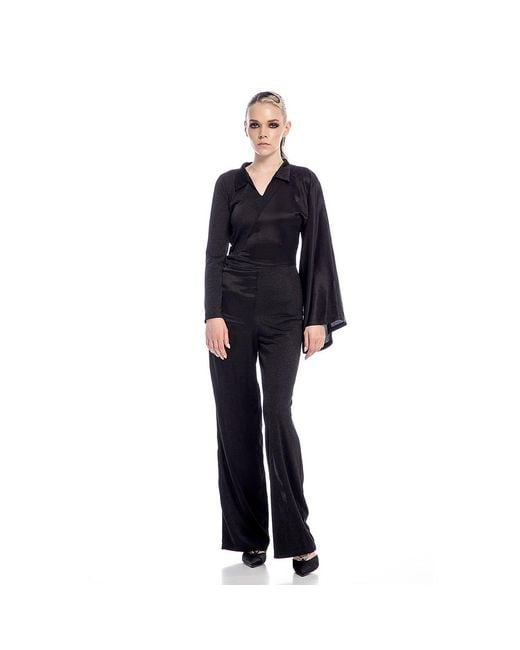Maison Bogomil Black Jumpsuit With Long Sleeves