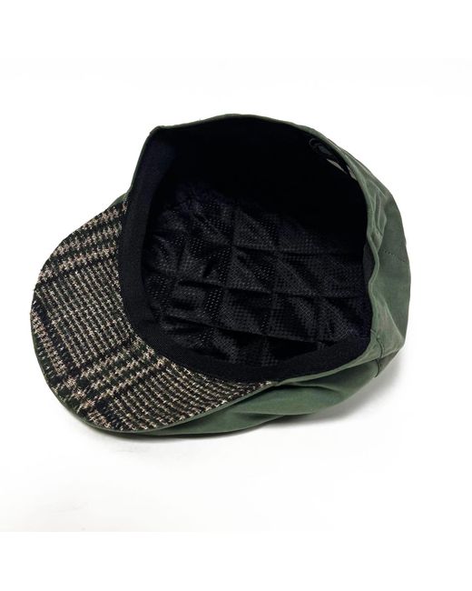 Dasmarca Hats Green Finley Moss Italian Waterproof Cap for men