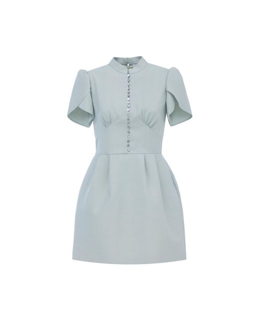 Georgette Blue Timeless Mini Dress